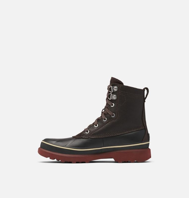 Sorel Herr Sneakers Svarta Brun - Caribou™ Storm Boot - FZR-691843